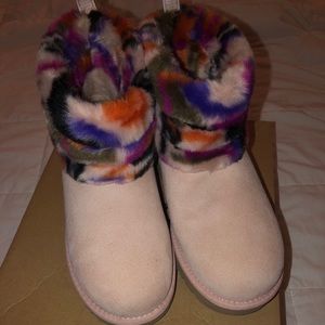 Ugg fluff mini quilted motlee boots